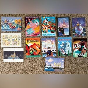 Wonderground gallery disney postcard lot